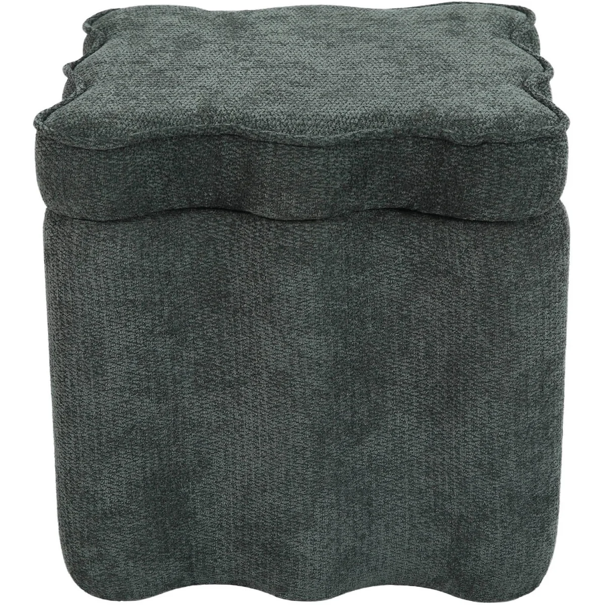 Wavy Storage Ottoman - Green – image 5