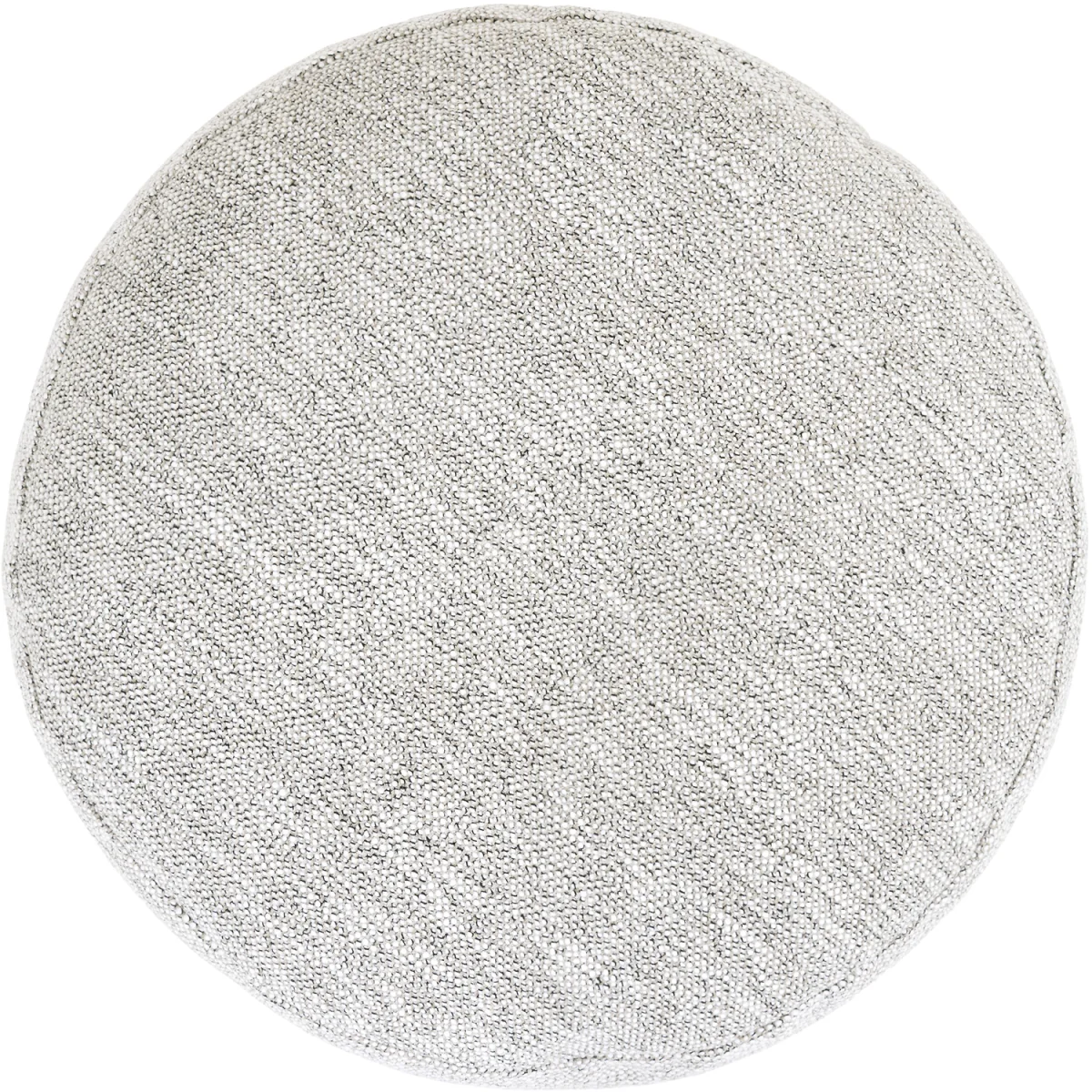 icon Woven Milano Round Footstool Bean Bag, Natural - Natural – image 6