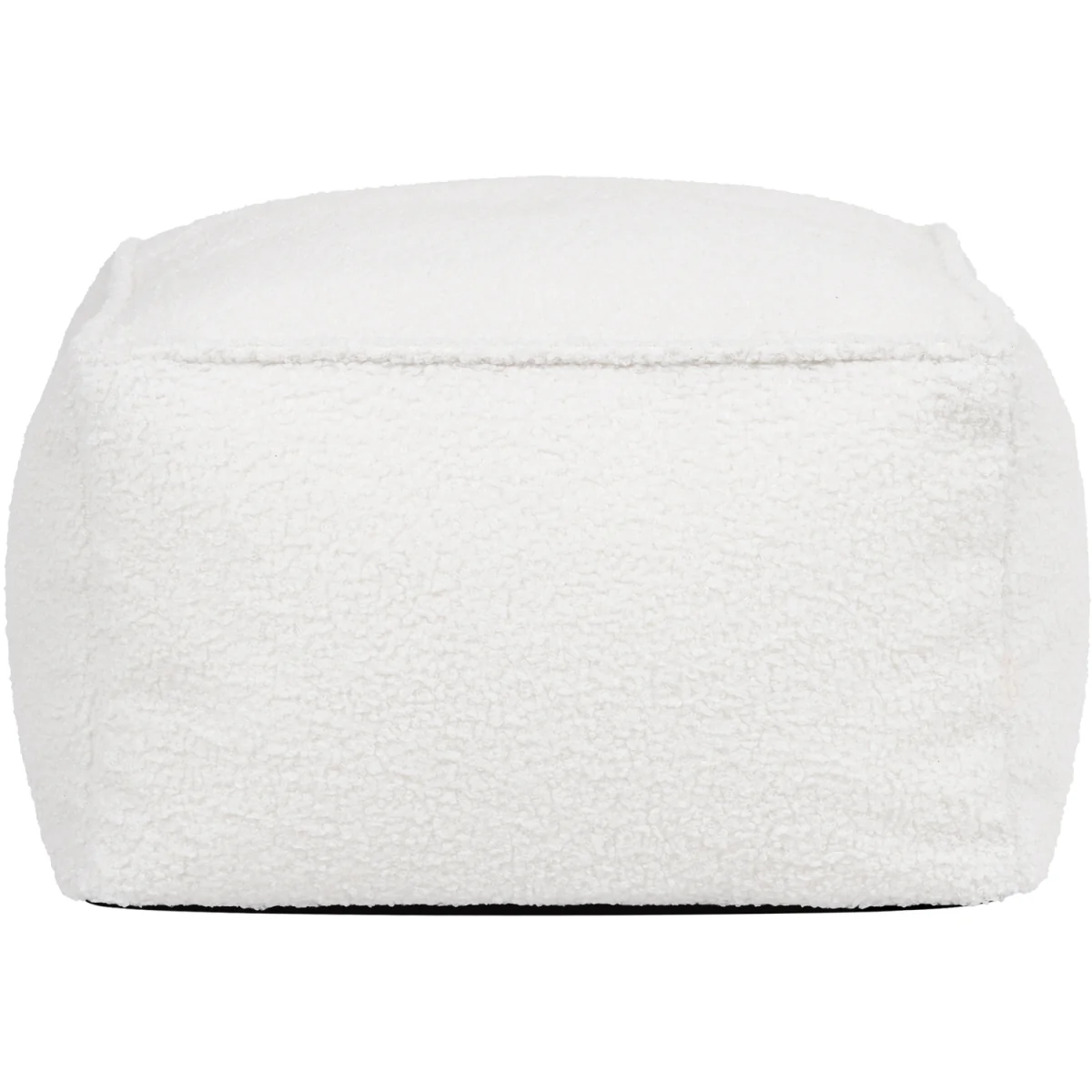 icon Amara Boucle Square Footstool Bean Bag, Cream - Cream – image 4