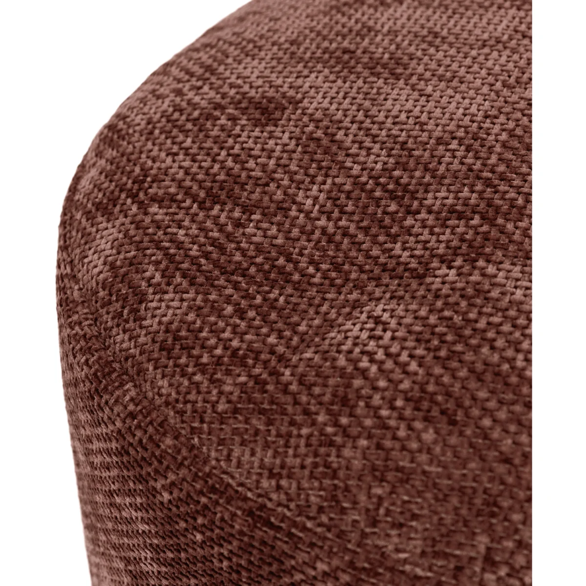 icon Milano Woven Chenille Footstool, Mulberry - Burgundy – image 6