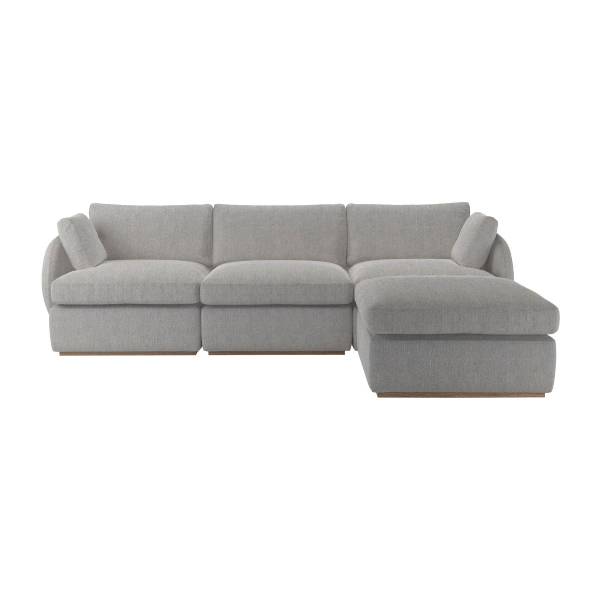 Ren Complete Set with Footstool in Rye Baylee Viscose Linen – image 1