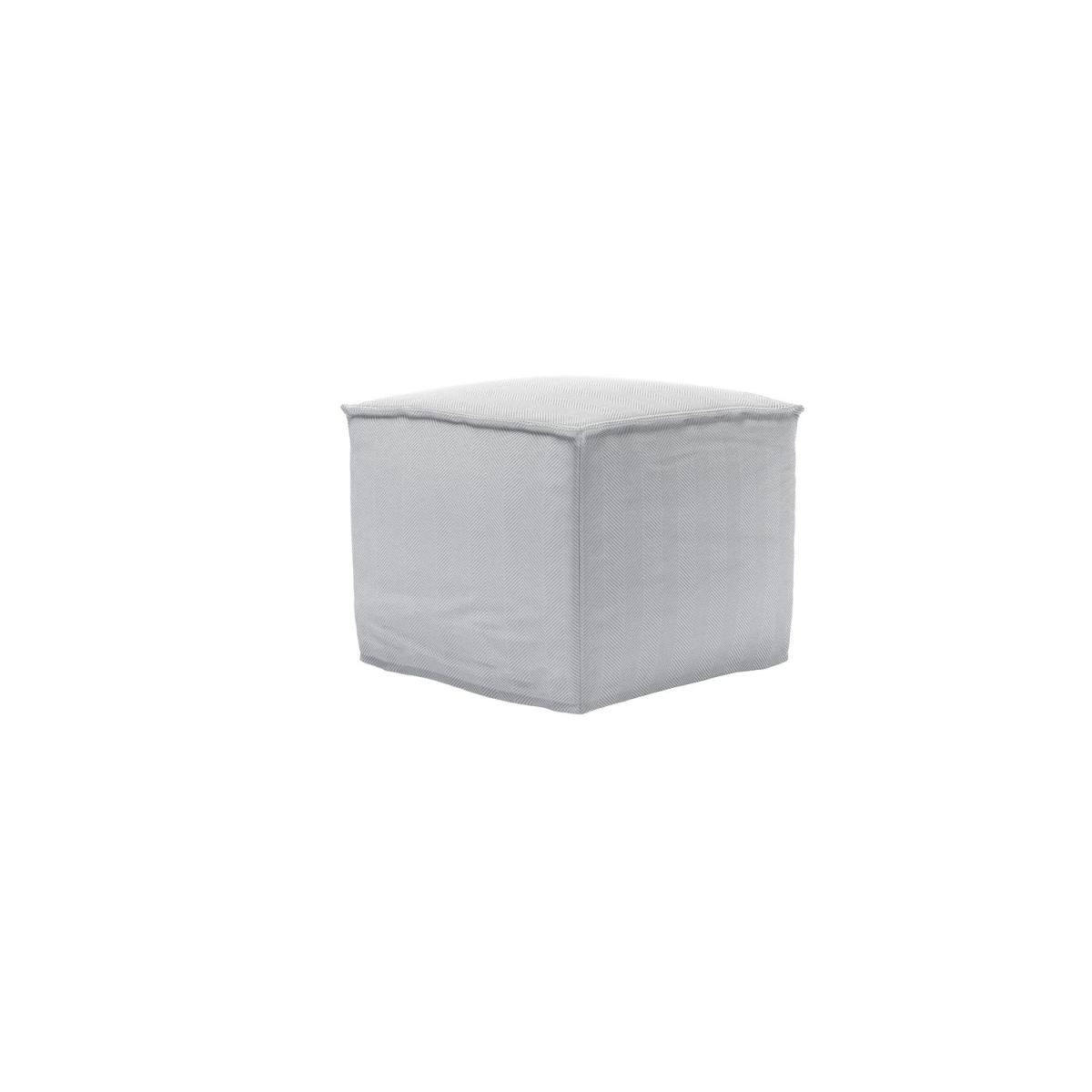 Anders Small Rectangular Footstool in Shale Aquaclean Clever Velvet – image 2