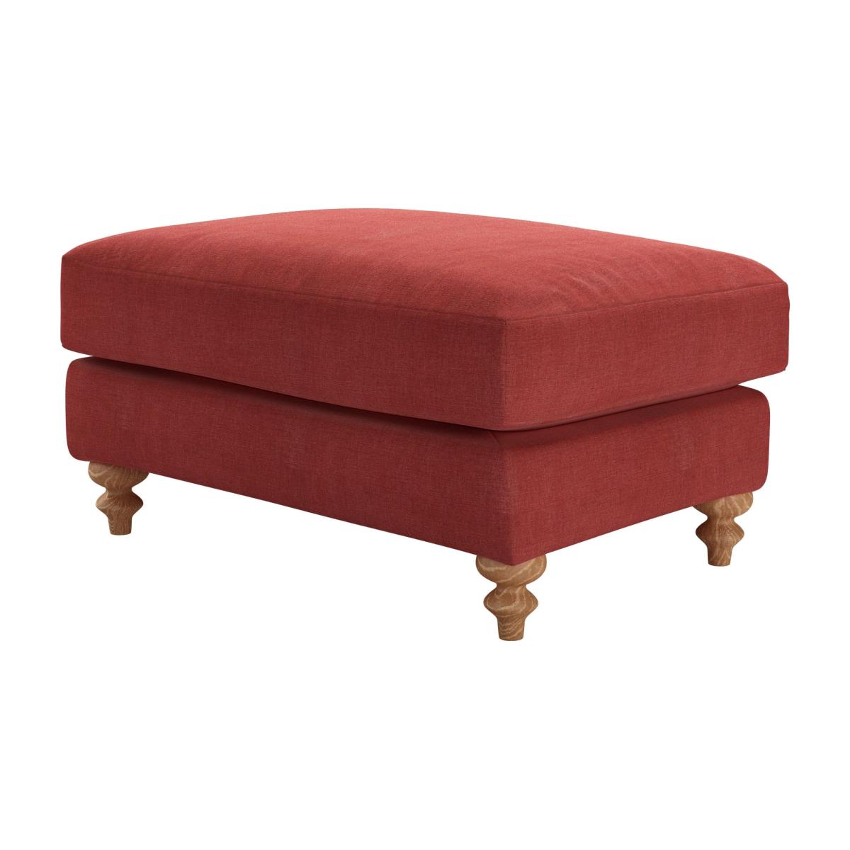Teddy Large Rectangular Footstool in Indian Summer Easy Cotton – image 1