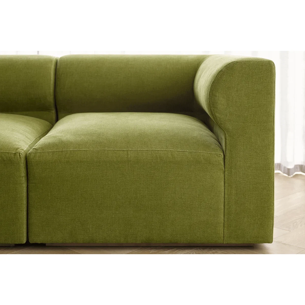 Cohen Footstool End Unit in Malbec Cotton Matt Velvet – image 5