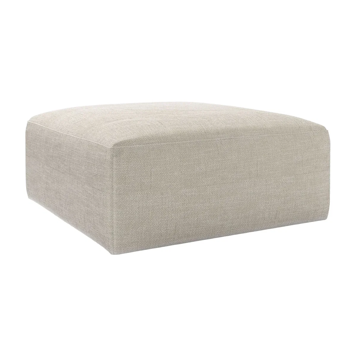 Cohen Footstool End Unit in Jasmine Silky Jacquard Weave – image 1
