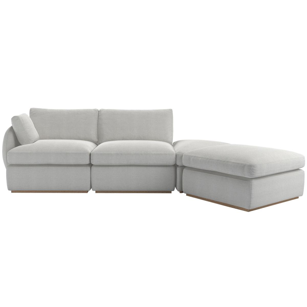 Ren Footstool in Fawn Aquaclean Clever Velvet – image 2