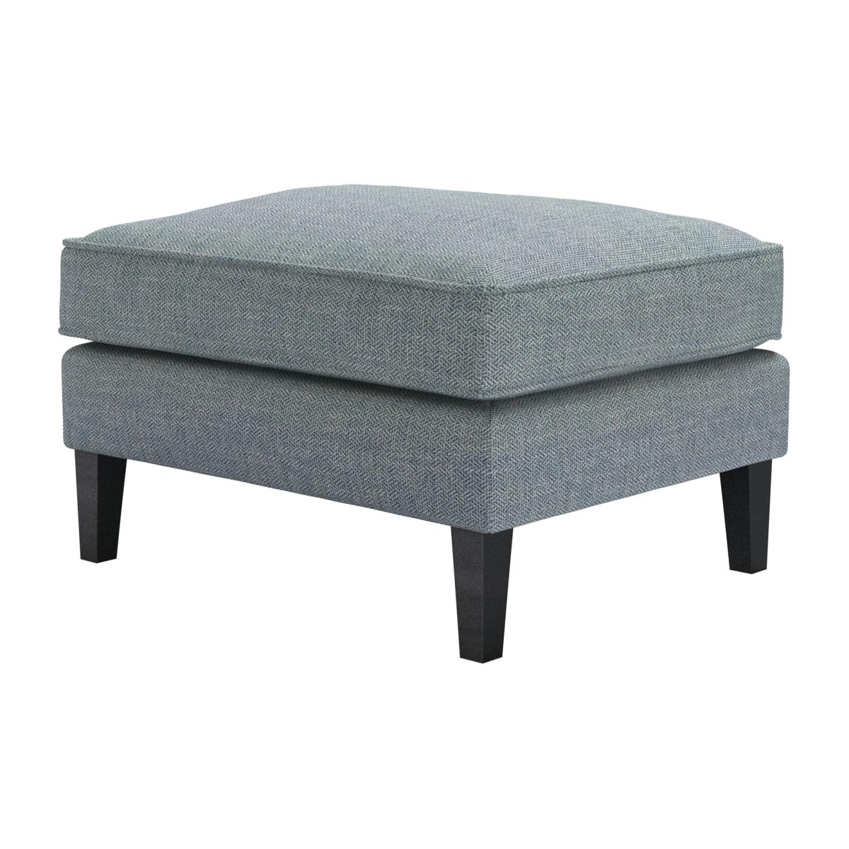 Iggy Medium Rectangular Footstool in Cornflower Silky Jacquard Weave – image 1