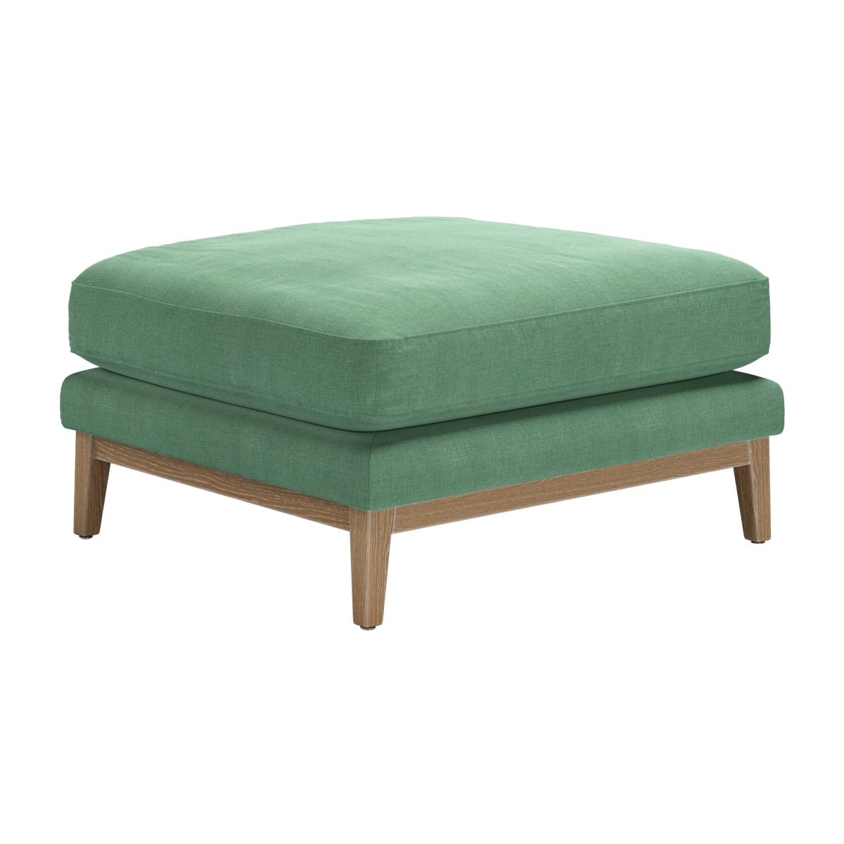 Costello Large Rectangular Footstool in Celadon Easy Cotton – image 1