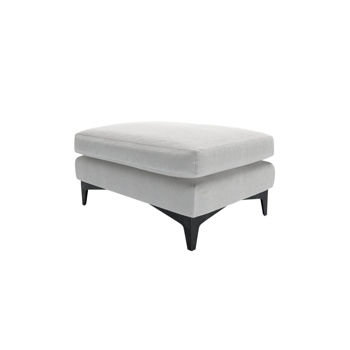 Lars Medium Rectangular Footstool in Smokey Green Cashmere Velvet – image 2