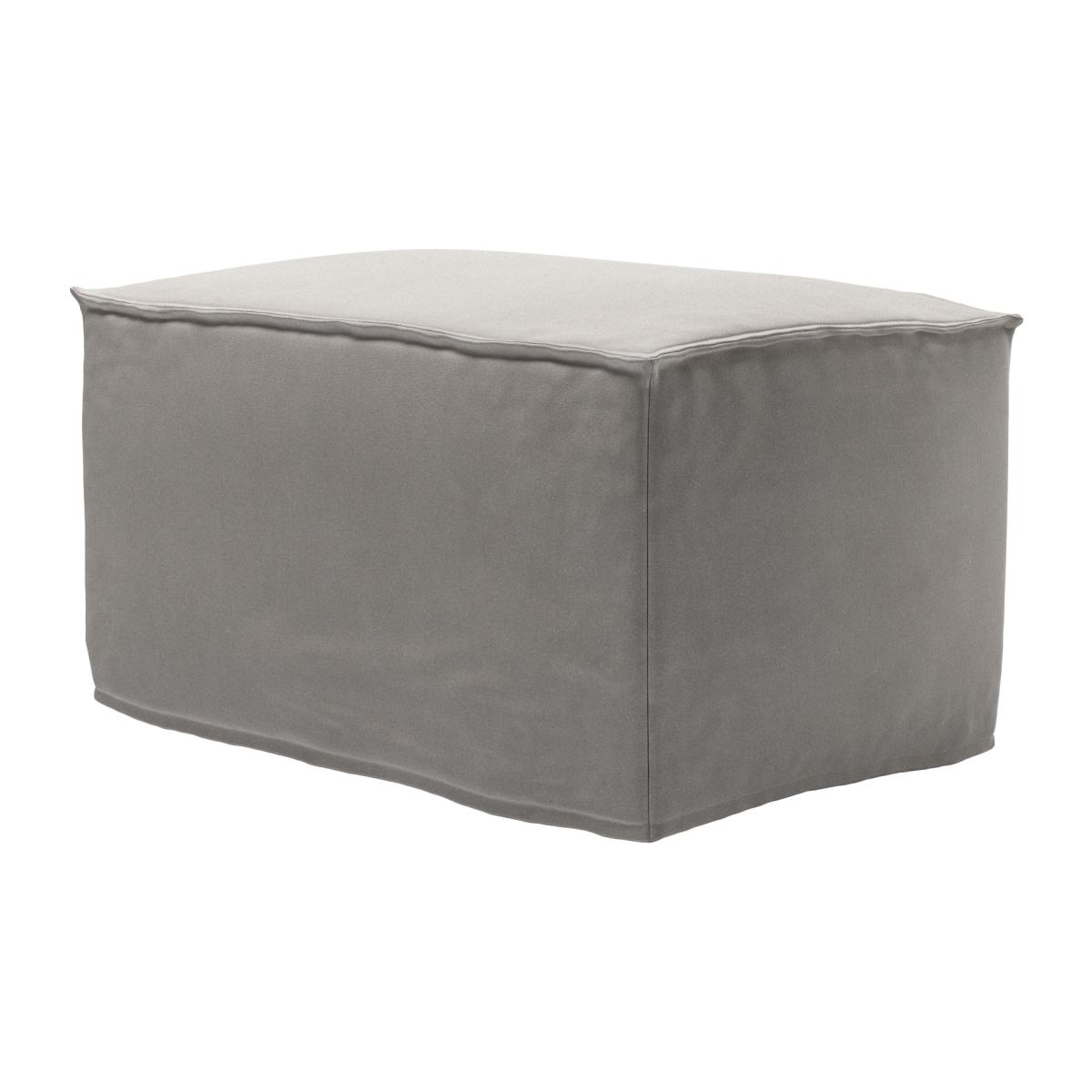 Anders Small Rectangular Footstool in Nimbus Aquaclean Clever Velvet – image 1