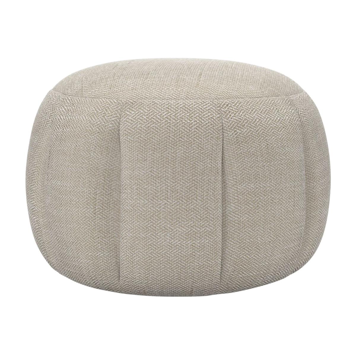 Harper Round Footstool in Jasmine Silky Jacquard Weave – image 1
