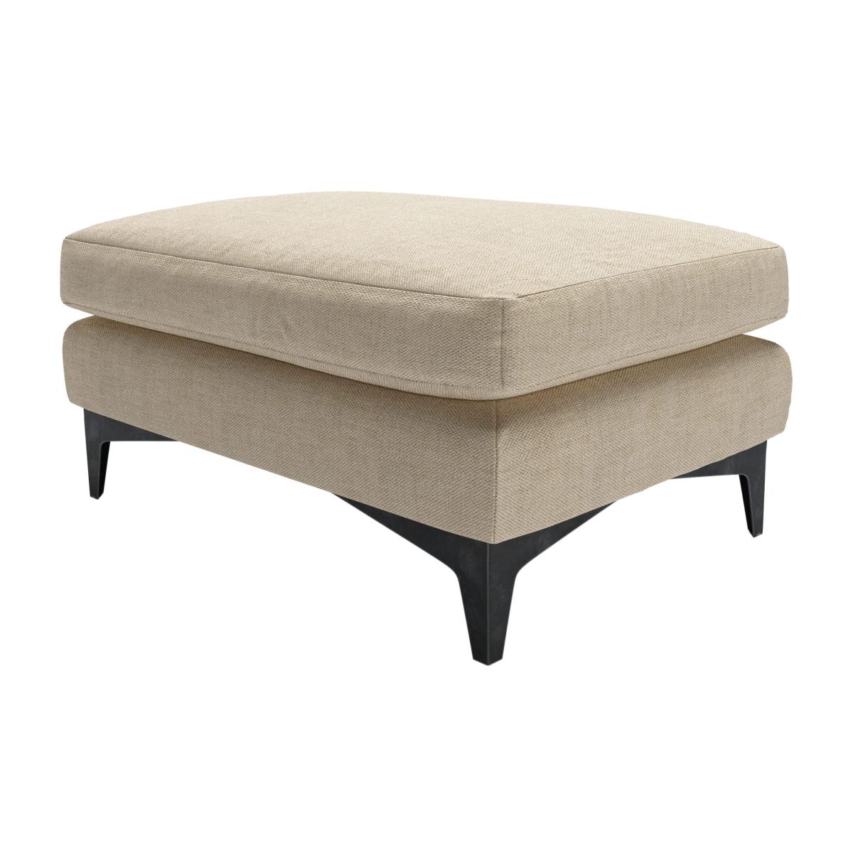 Lars Medium Rectangular Footstool in Shearling Hygge Chunky Weave – image 1