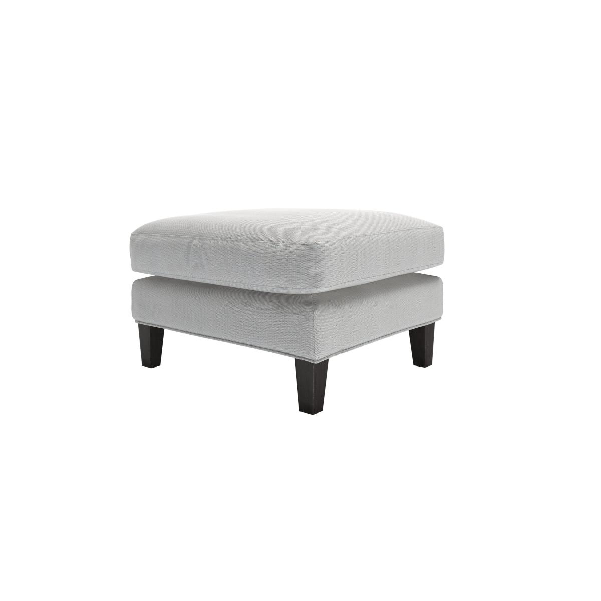 Izzy Medium Rectangular Footstool in Nimbus Aquaclean Clever Velvet – image 2