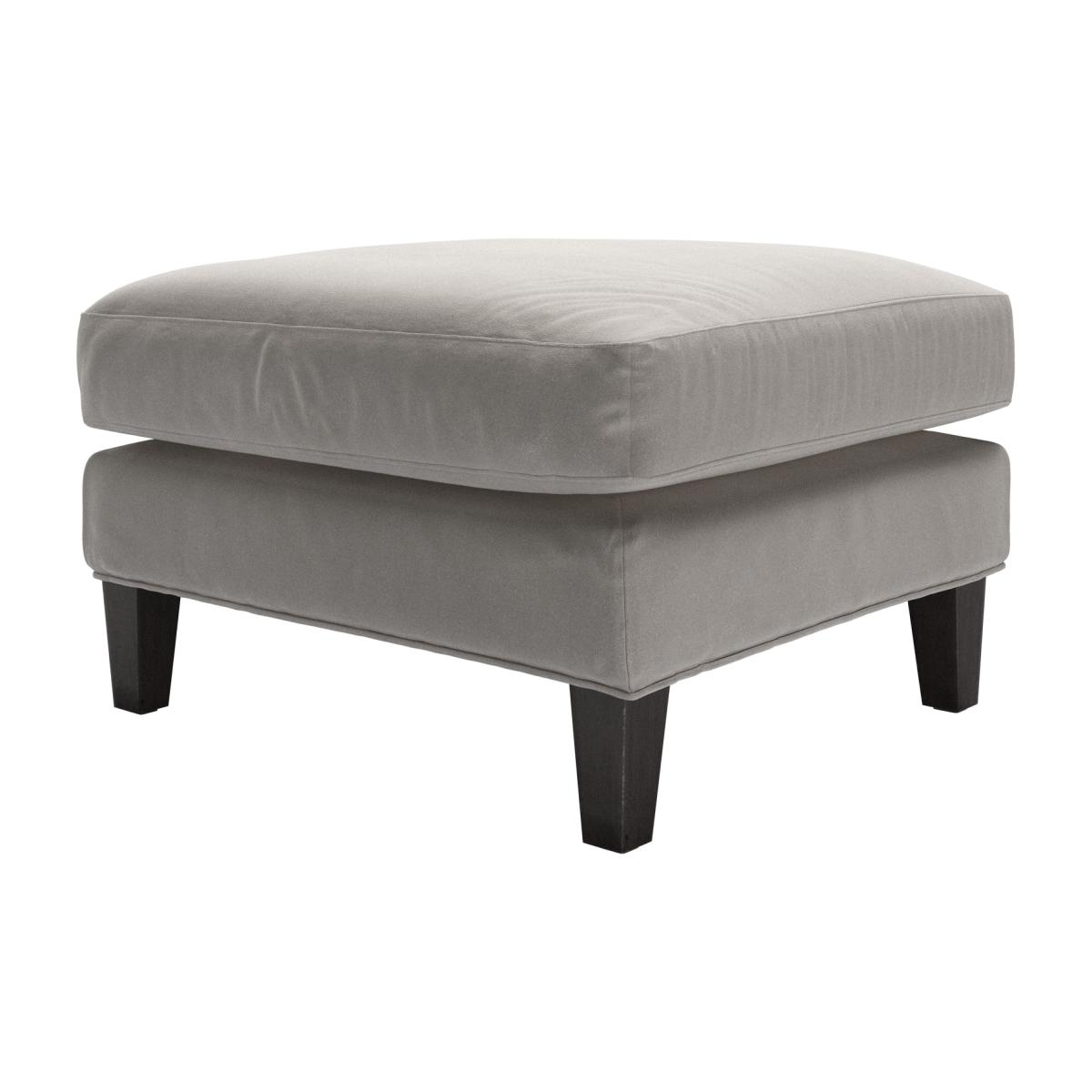 Izzy Medium Rectangular Footstool in Nimbus Aquaclean Clever Velvet – image 1