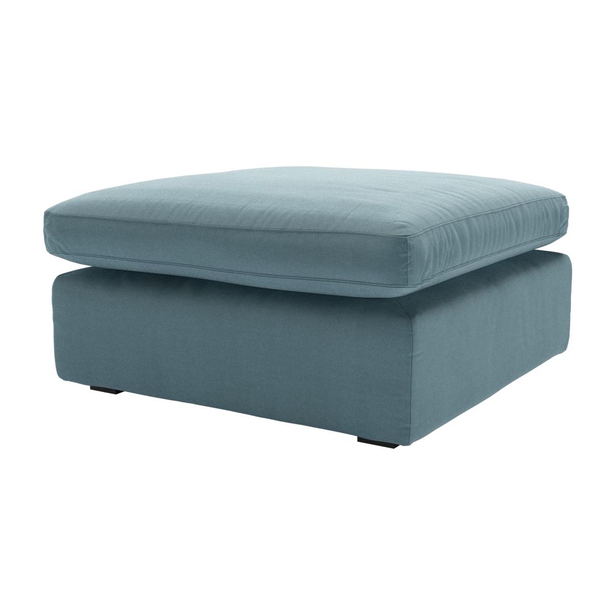 Long Island Slim Medium Rectangular Footstool in Tide Organic Smart Cotton – image 1