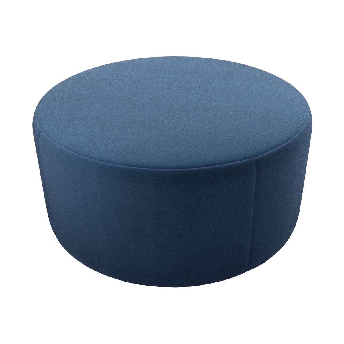 Luna Large Round Footstool in Galaxy Organic Smart Cotton – image 1