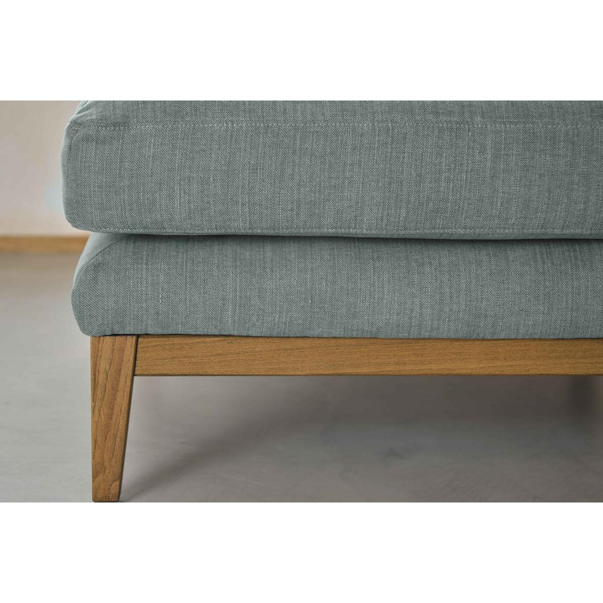 Costello Small Rectangular Footstool in Celadon Easy Cotton – image 6