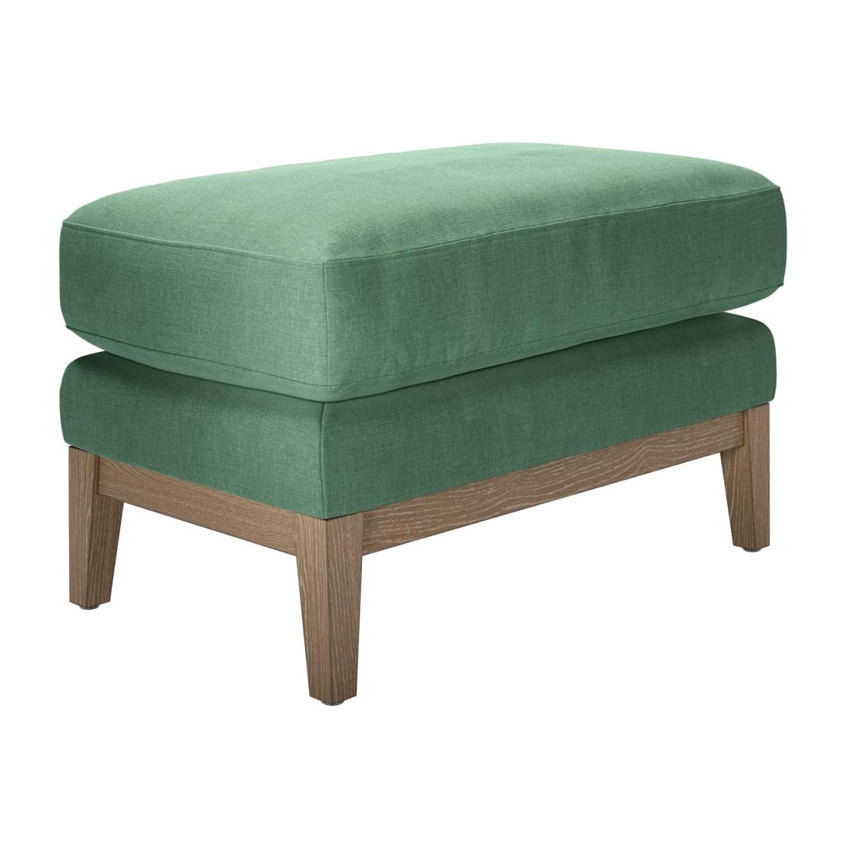 Costello Small Rectangular Footstool in Celadon Easy Cotton – image 1