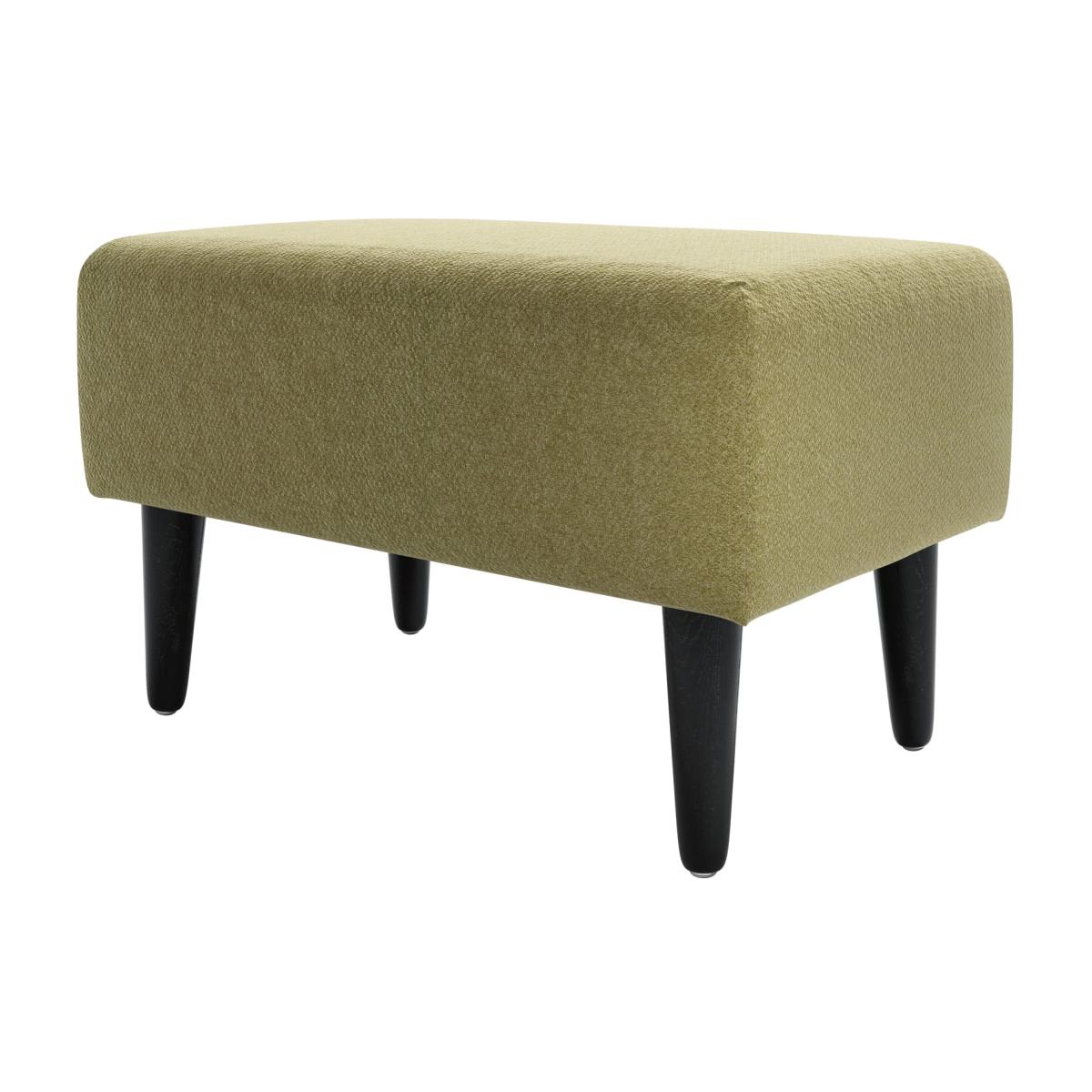 Jude Rectangular Footstool in Light Green Soft Textured – image 1