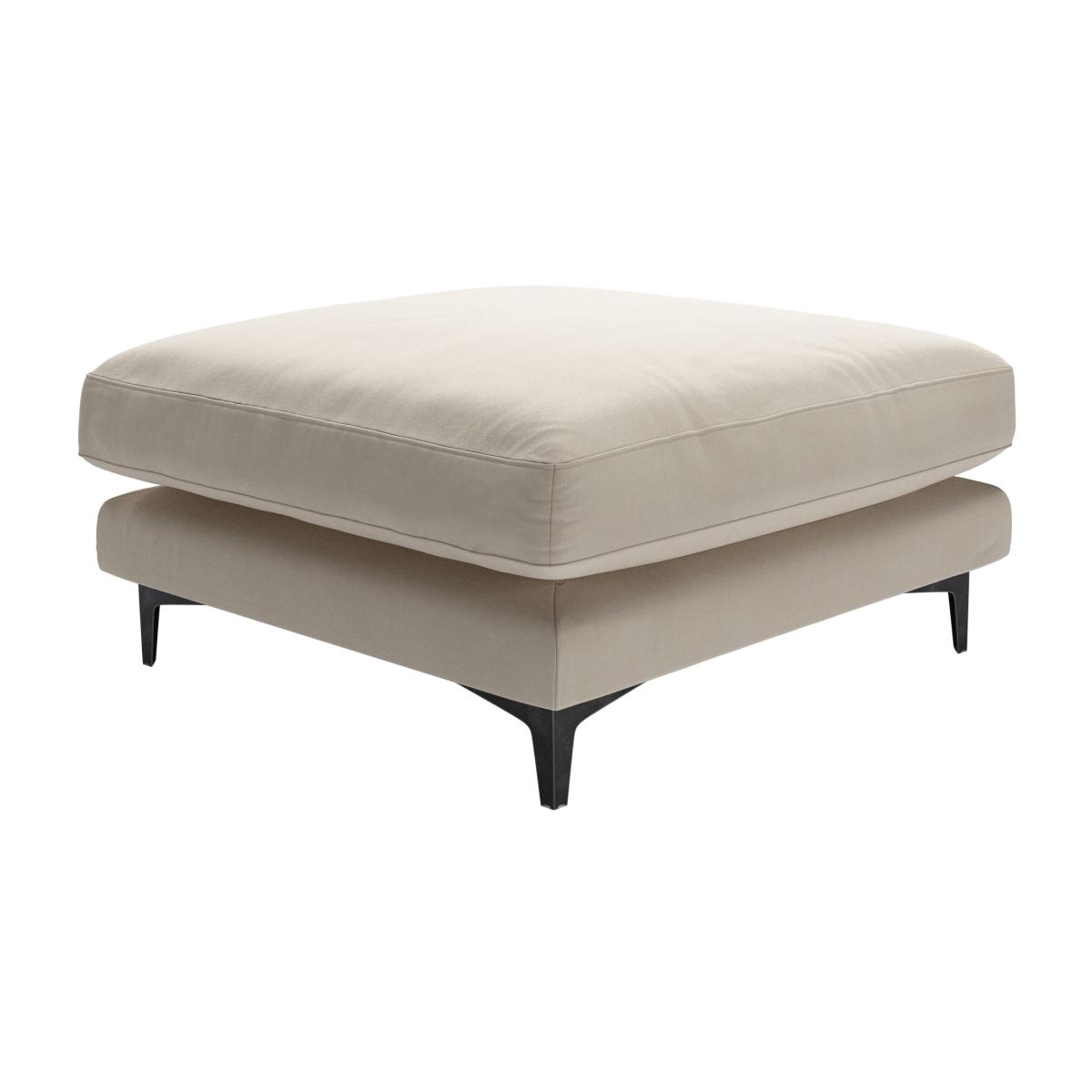 Boston Large Rectangular Footstool in Elderflower Organic Smart Cotton – image 1