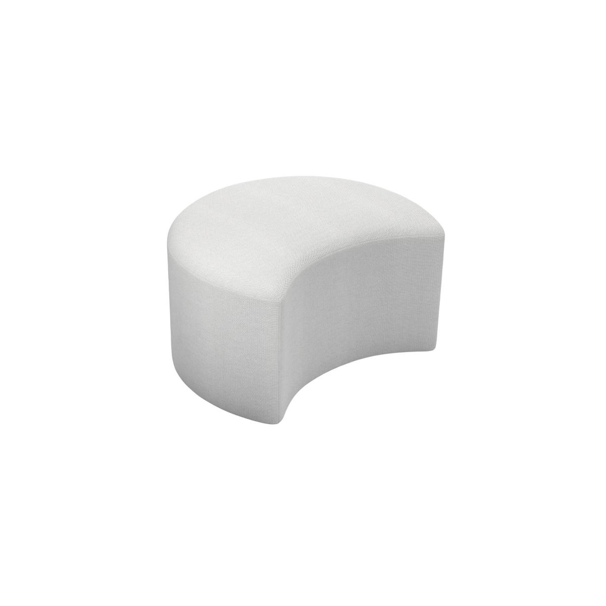 Luna Half Moon Footstool in Brick Aquaclean Clever Velvet – image 2