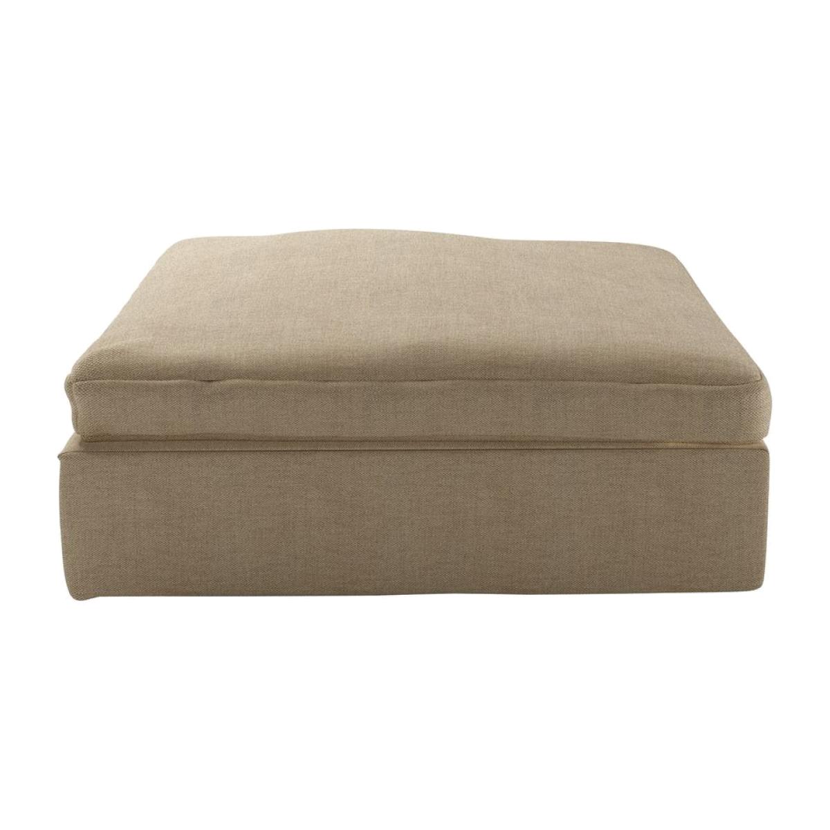 Long Island Footstool End Unit in Nordic Pine Hygge Chunky Weave