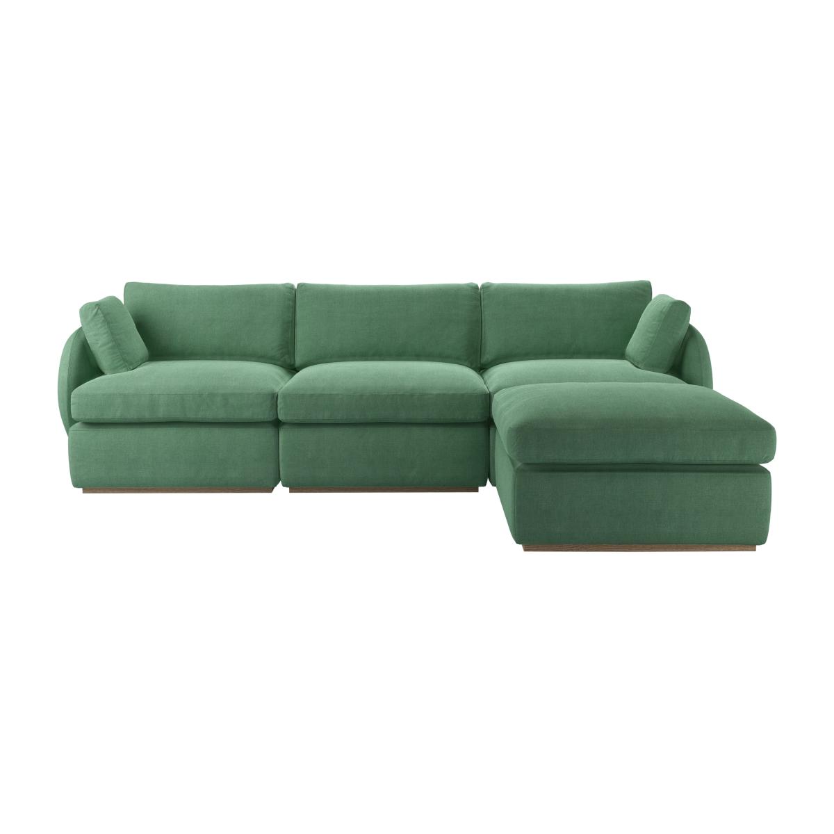 Ren Complete Set with Footstool in Celadon Easy Cotton – image 1
