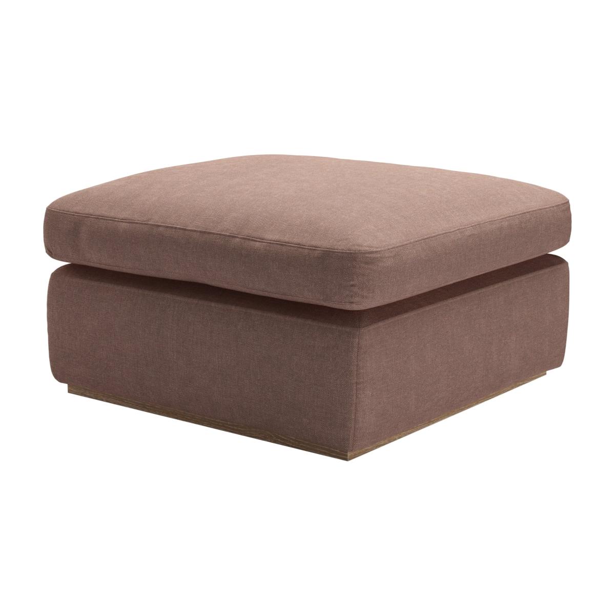 Ren Footstool in Pinot Noir Norfolk Cotton – image 1