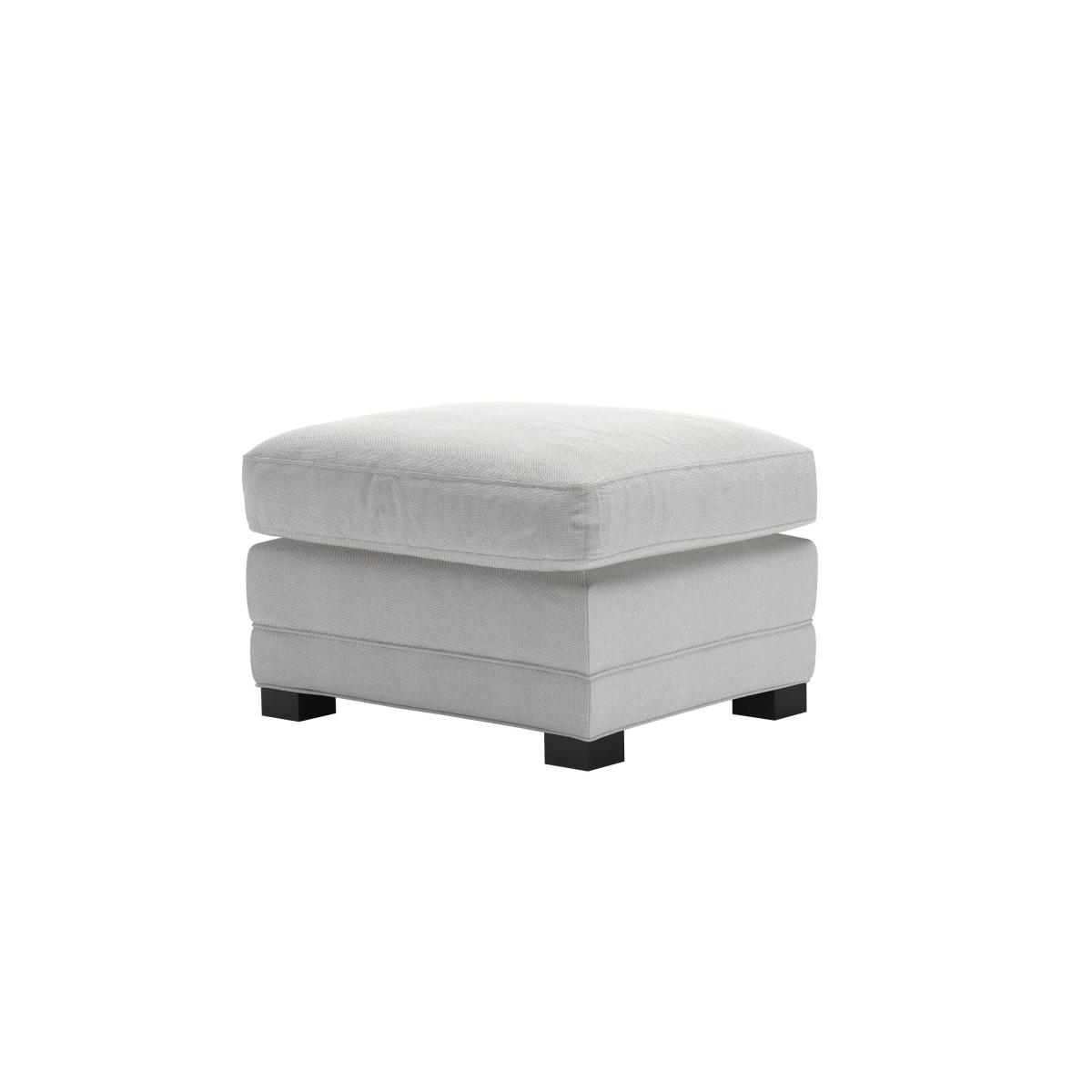 Aissa Medium Rectangular Footstool in Vine Leaf Organic Smart Cotton – image 2