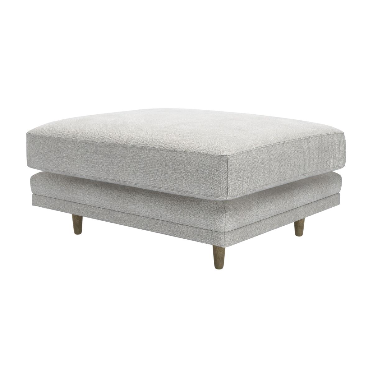 Marco Large Rectangular Footstool in Shell Heathland Weave – image 1