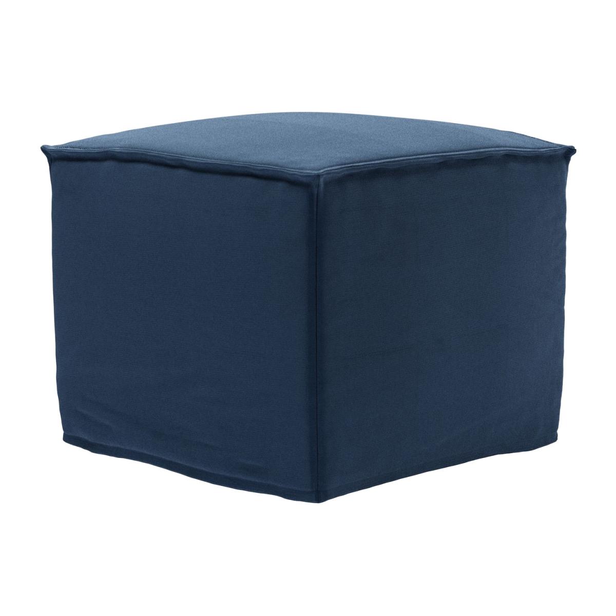 Anders Small Square Footstool in Galaxy Organic Smart Cotton – image 1