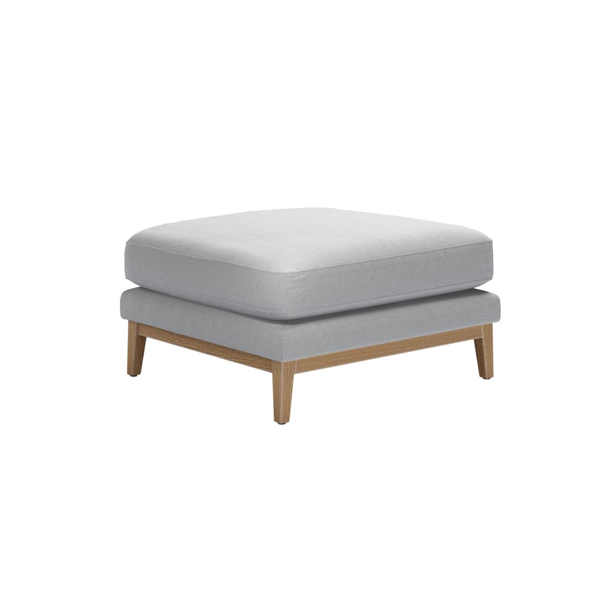 Costello Small Rectangular Footstool in Smokey Green Cashmere Velvet – image 2