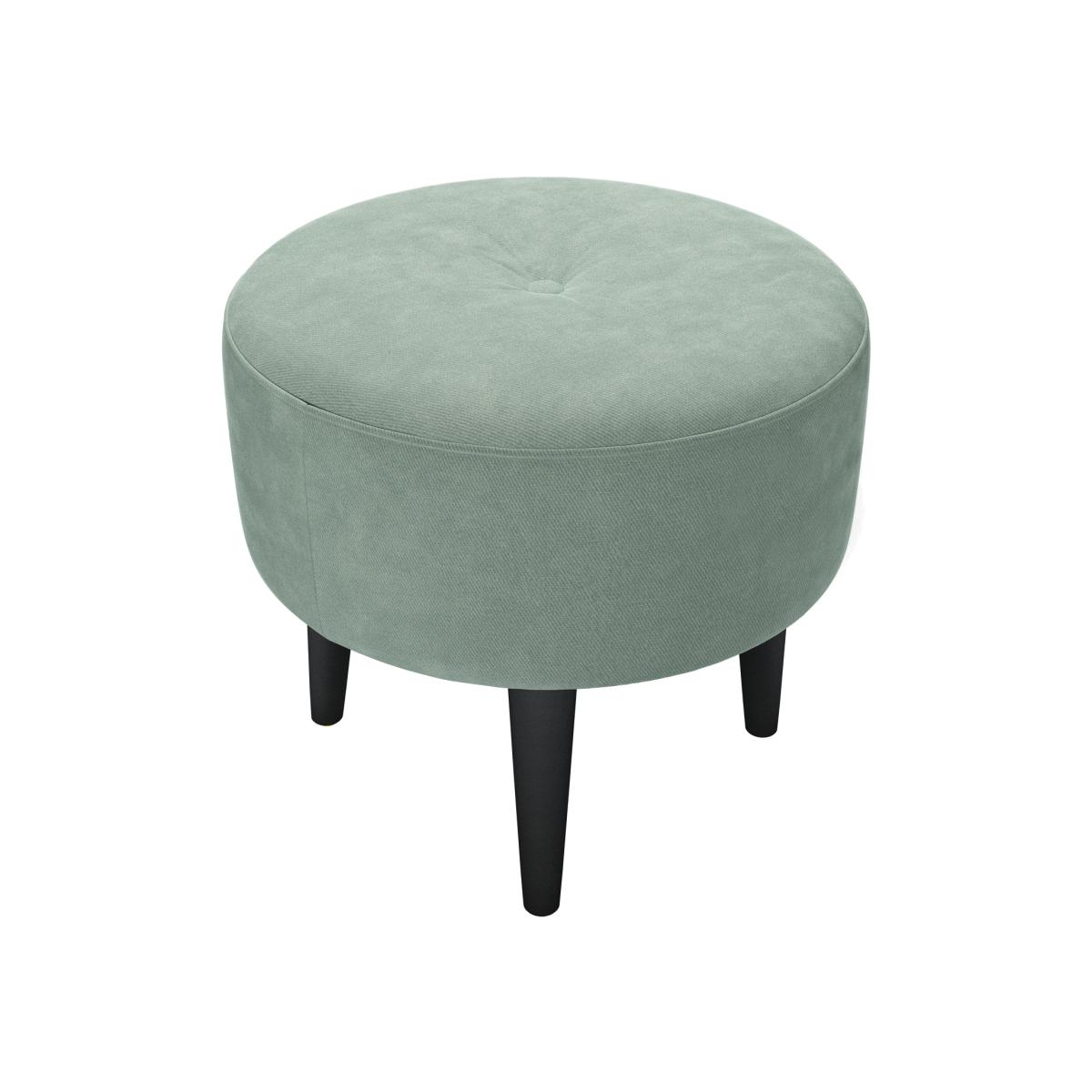 Jack Round Footstool in Mint Velvet