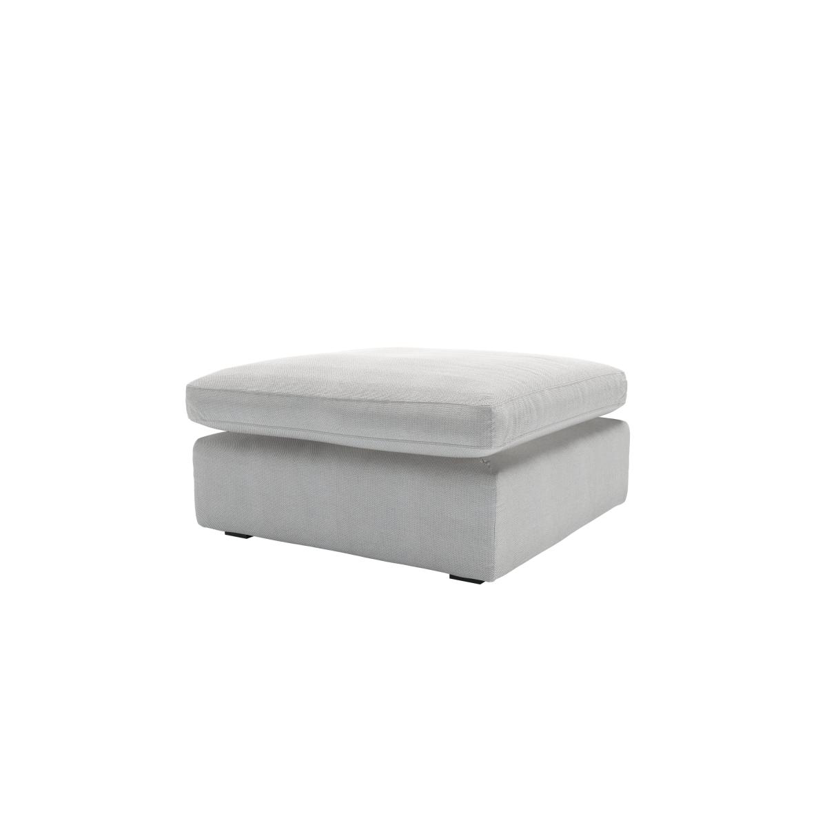 Long Island Slim Medium Rectangular Footstool in Jasmine Silky Jacquard Weave – image 2