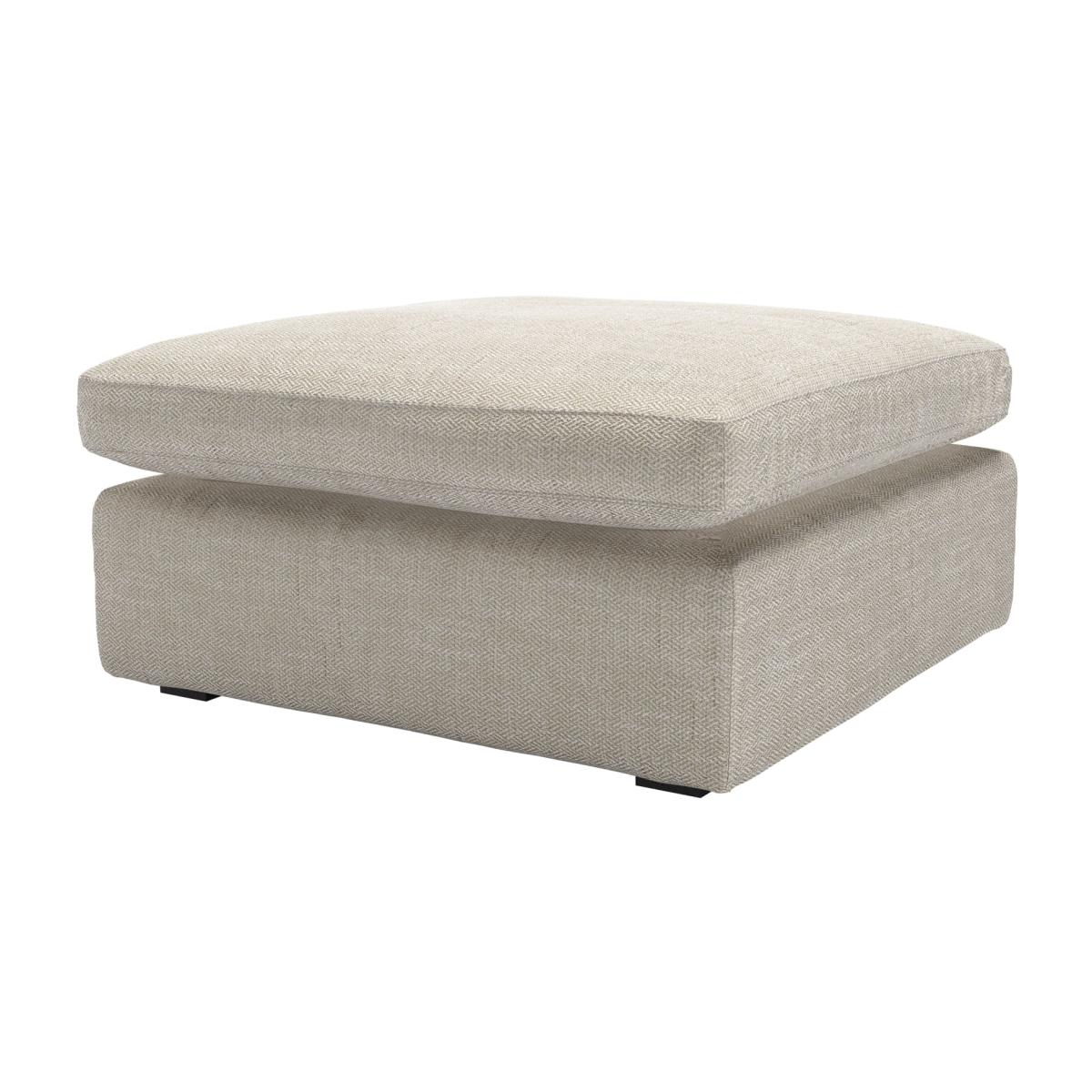 Long Island Slim Medium Rectangular Footstool in Jasmine Silky Jacquard Weave – image 1