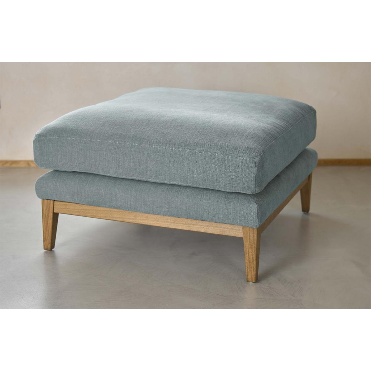 Costello  Large Rectangular Footstool in Pampas Hygge Smart Linen – image 5