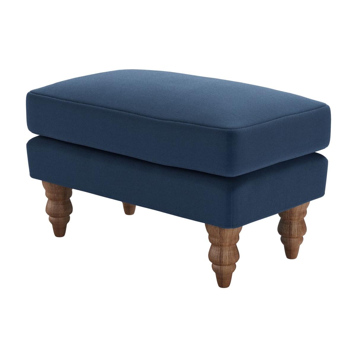 Isla Small Rectangular Footstool in Galaxy Organic Smart Cotton – image 1