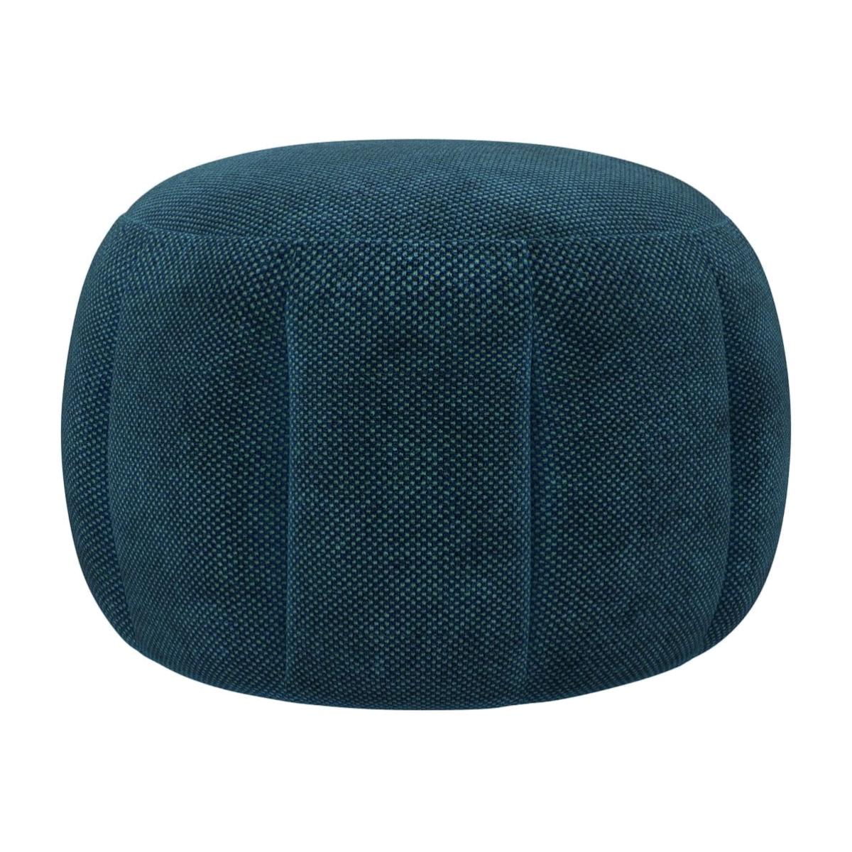 Harper Round Footstool in Mineral Mist Speckled Chenille – image 1