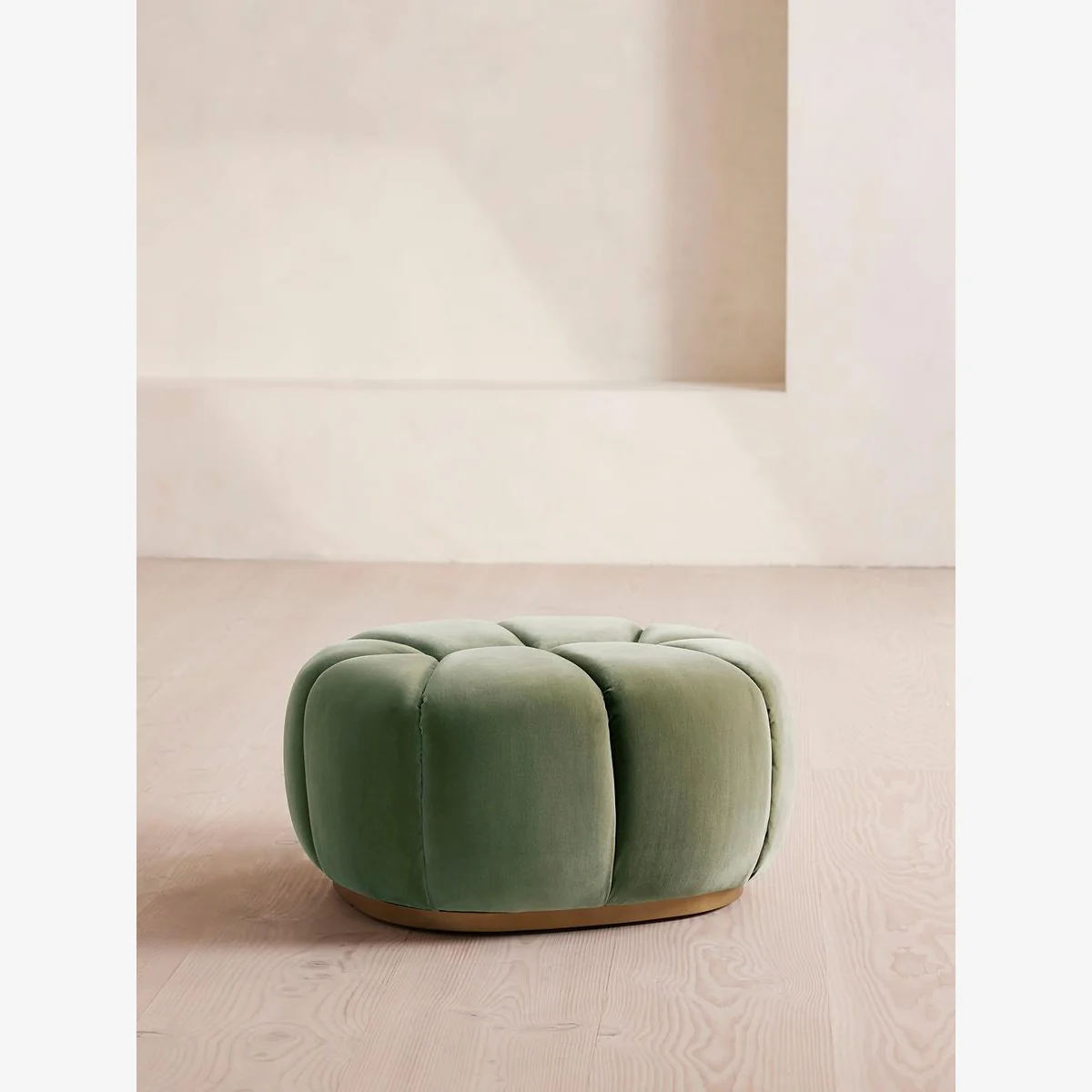 Garret Footstool, Velvet Seafoam, UK – image 1