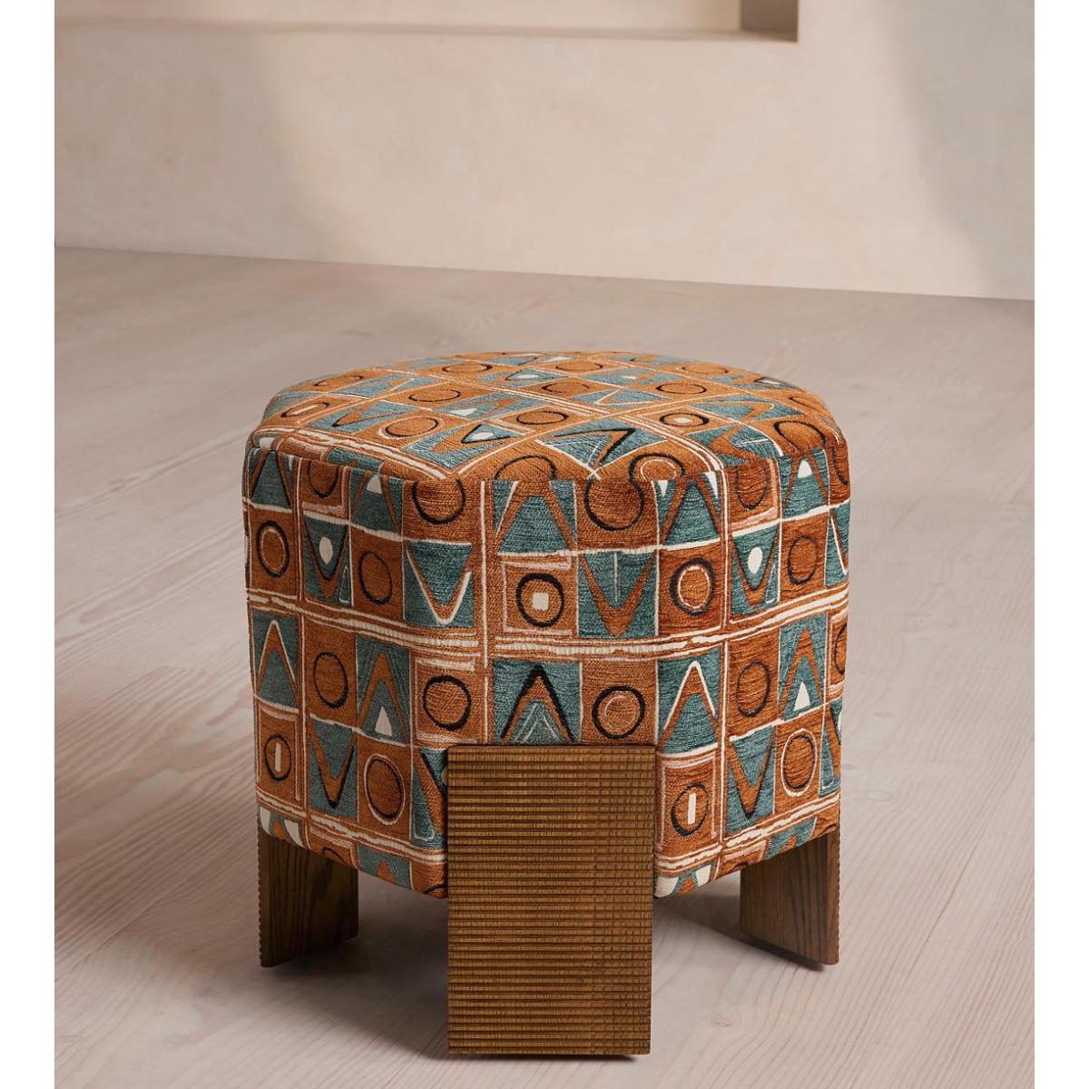 Alvin Footstool, Lumi Jacquard – image 2