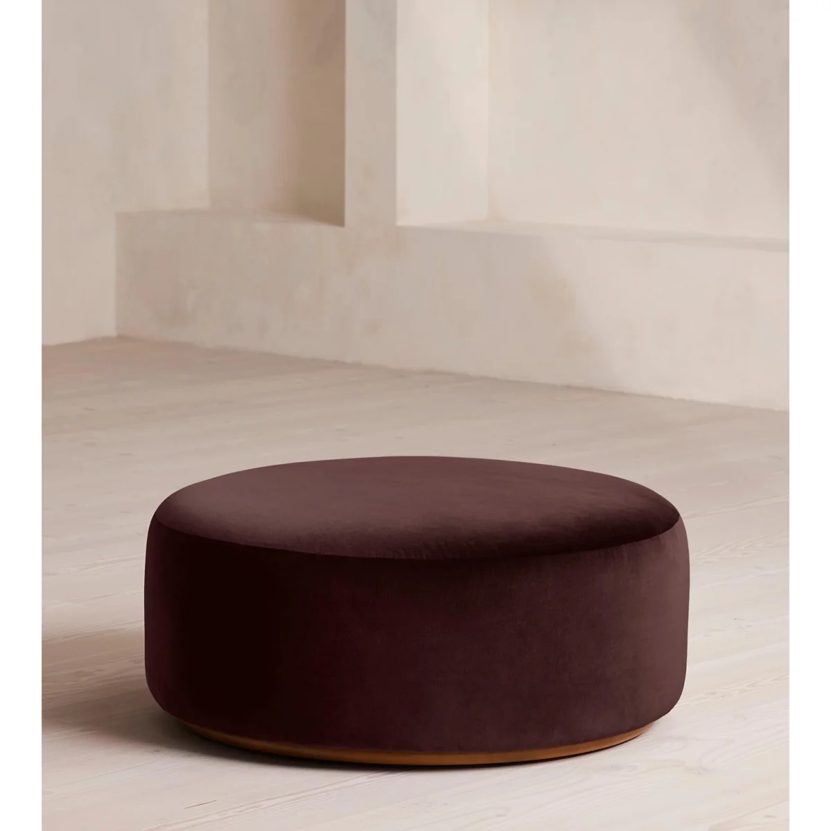 Aline Ottoman, Velvet, Aubergine, UK – image 2