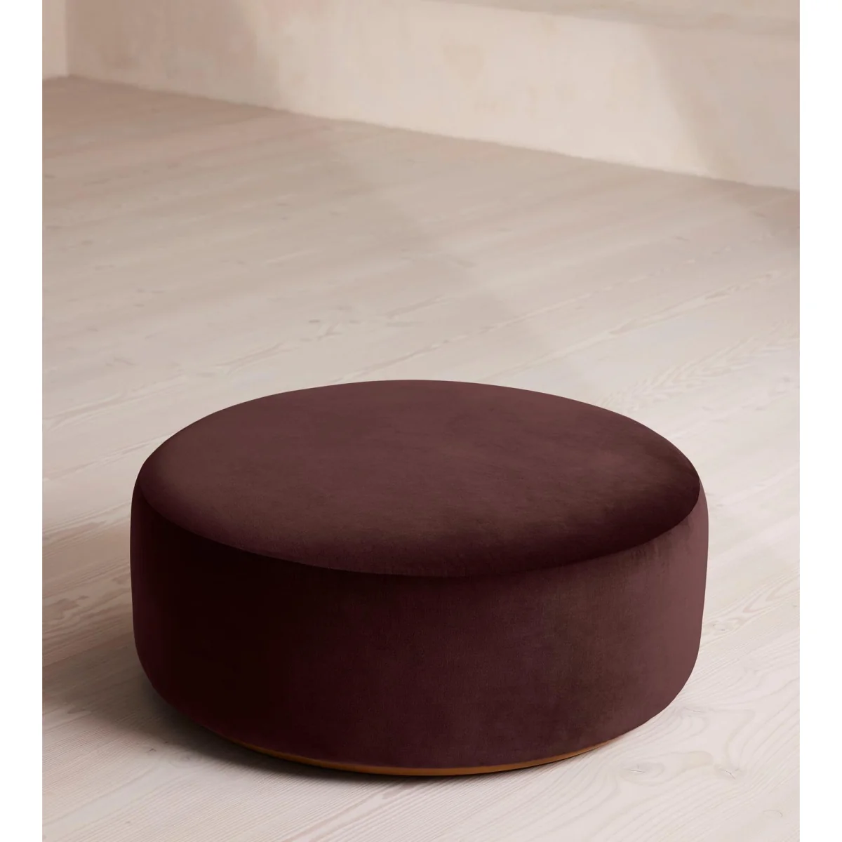 Aline Ottoman, Velvet, Aubergine, UK – image 3