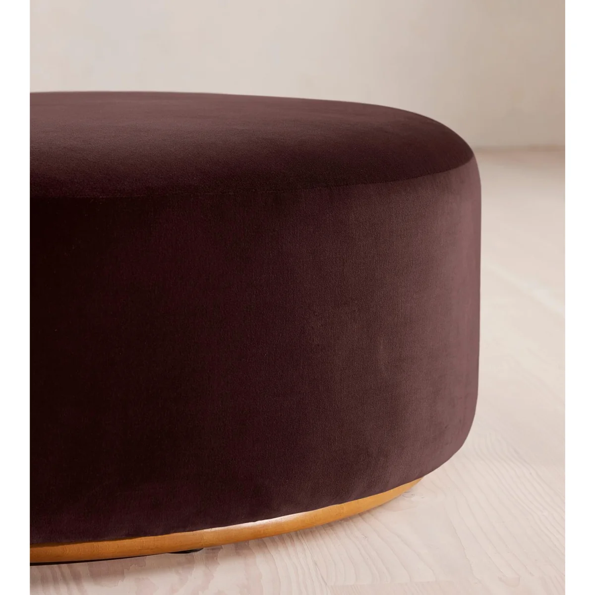 Aline Ottoman, Velvet, Aubergine, UK – image 4