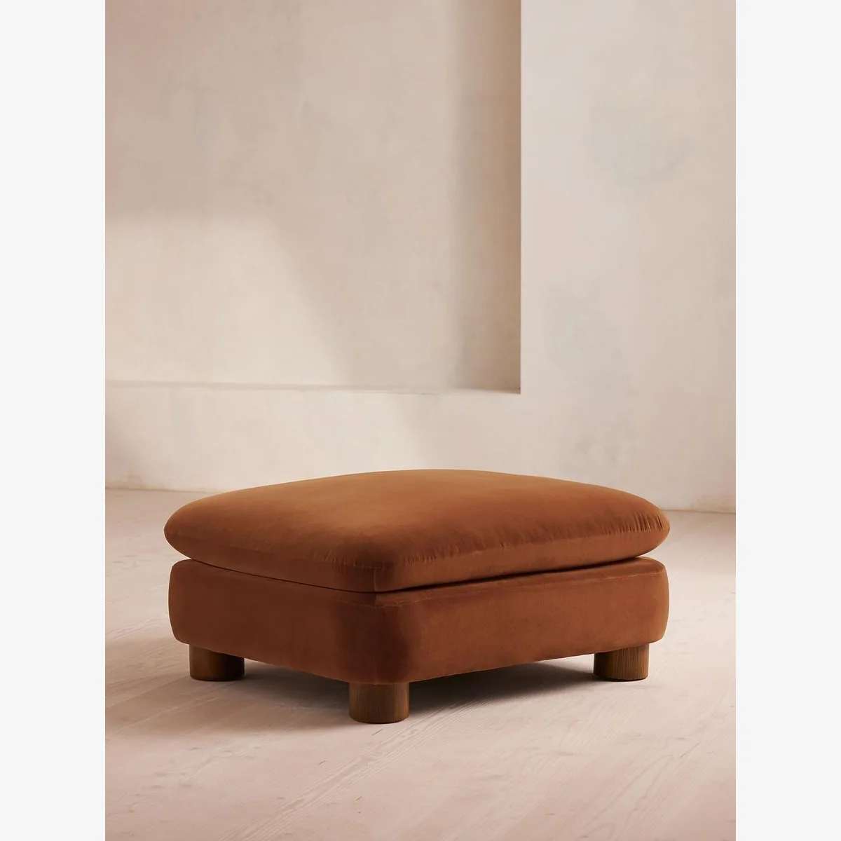 Vivienne Ottoman, Velvet, Cinnamon, UK – image 1