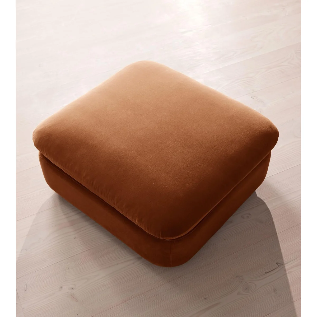 Rava Ottoman, Velvet, Cinnamon, UK – image 4