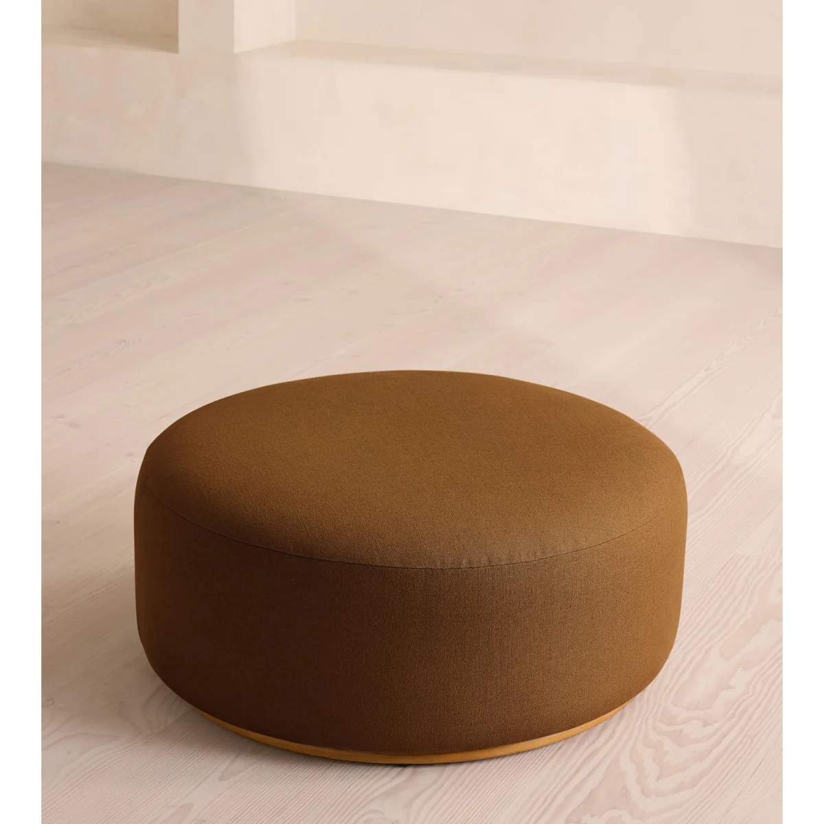 Aline Ottoman, Linen, Terracotta, UK – image 3