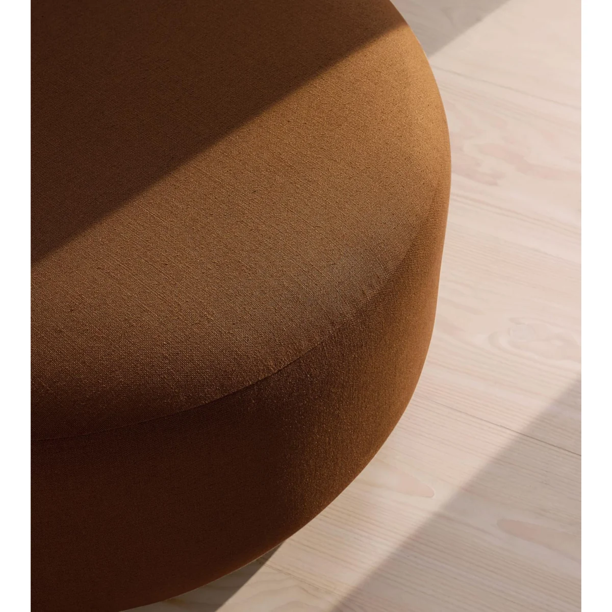 Aline Ottoman, Linen, Terracotta, UK – image 4