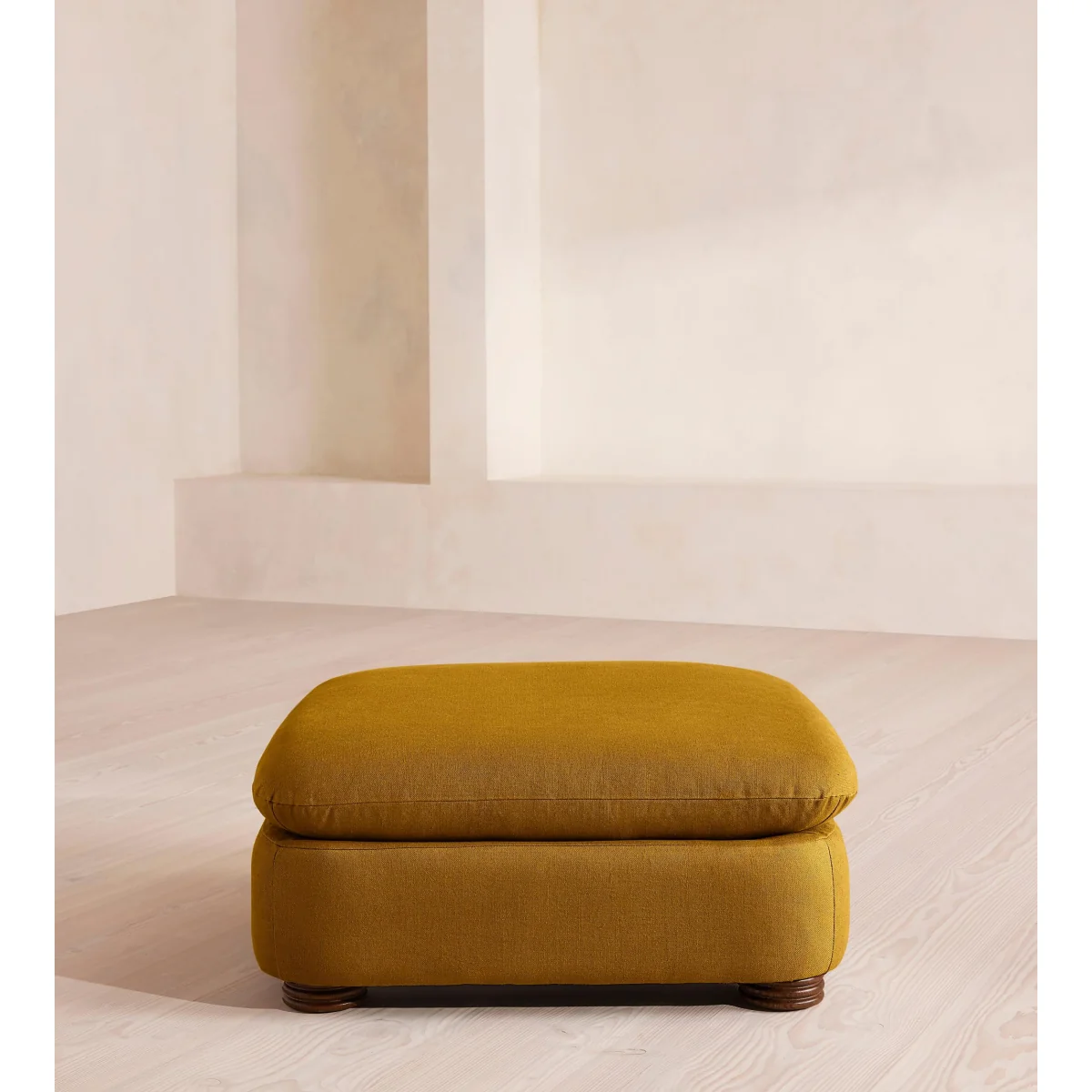 Rava Ottoman, Linen, Turmeric, UK – image 2
