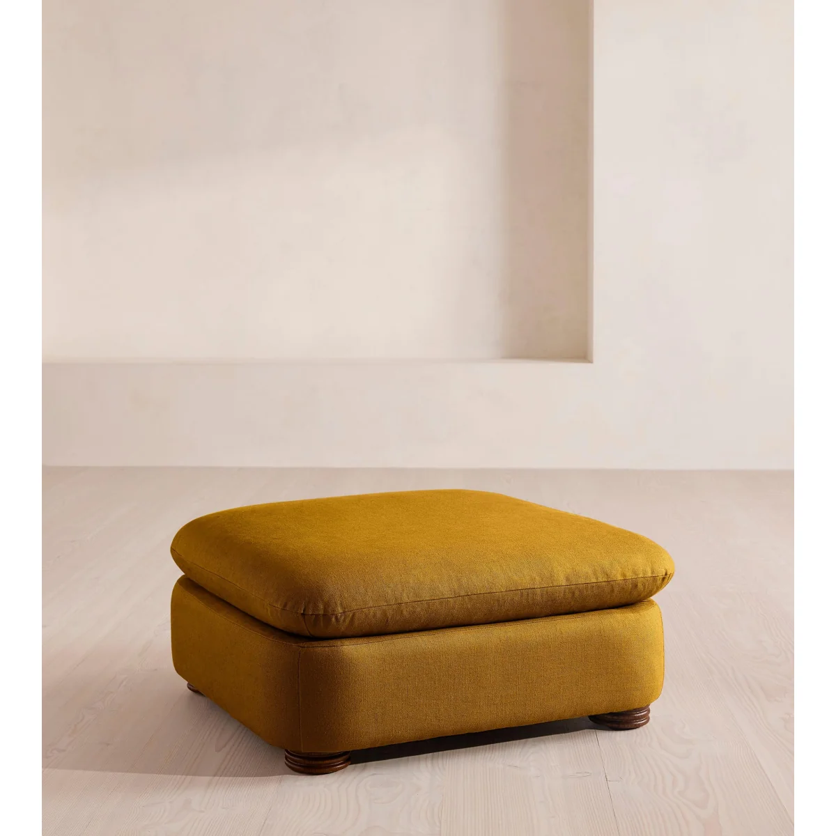 Rava Ottoman, Linen, Turmeric, UK – image 3