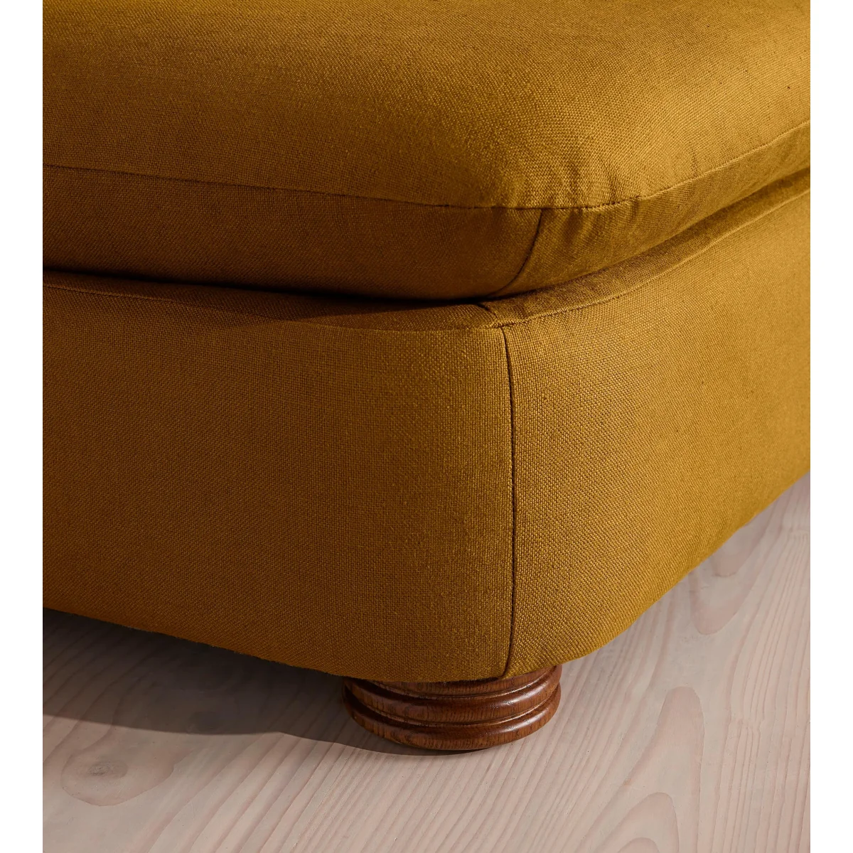 Rava Ottoman, Linen, Turmeric, UK – image 6